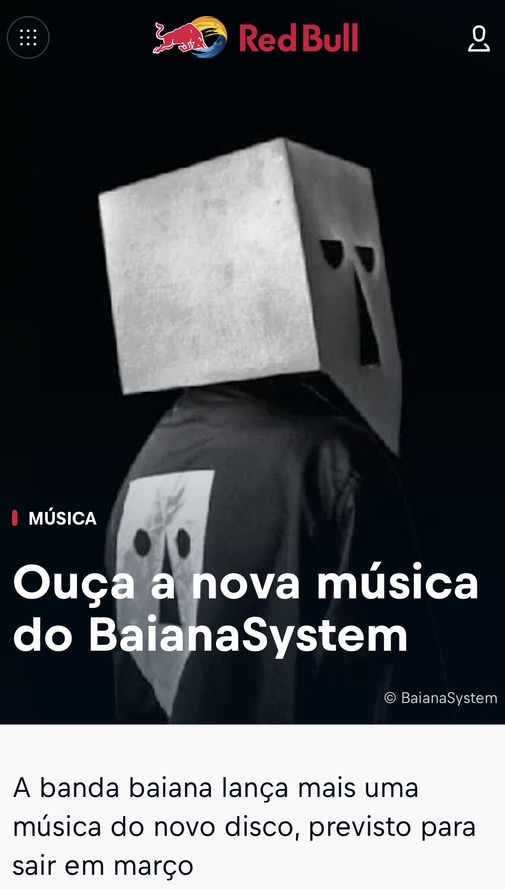 Red Bull — Ouça a nova música do BaianaSystem