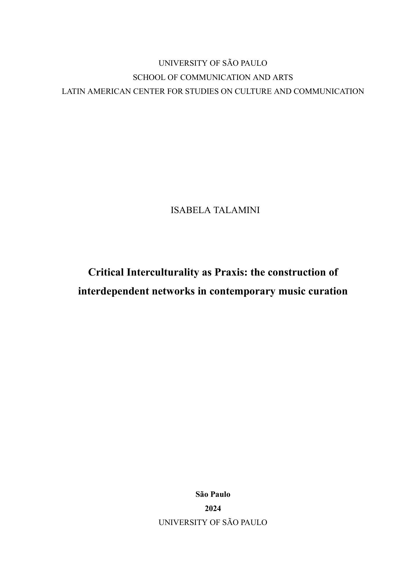 Critical Interculturality as Praxis — page 1